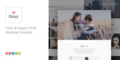 Story - Responsive HTML Wedding Template