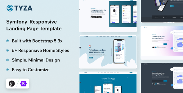 Styza - App Landing Page Symfony Template Styza - App Landing Page Symfony Template