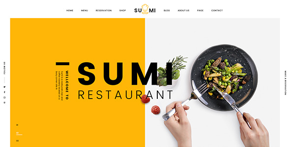 Sumi Restaurant HTML Template Sumi Restaurant HTML Template