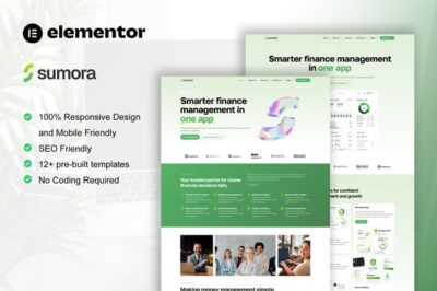 Sumora - IT Services & Startup Company Elementor Template Kit