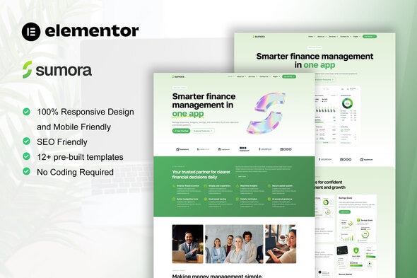 Sumora - IT Services & Startup Company Elementor Template Kit Sumora - IT Services & Startup Company Elementor Template Kit