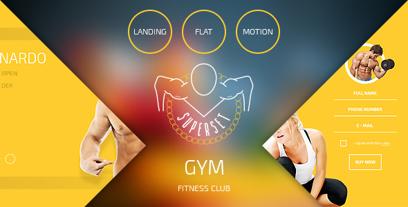 SUPERSET - GYM Landing Page SUPERSET - GYM Landing Page