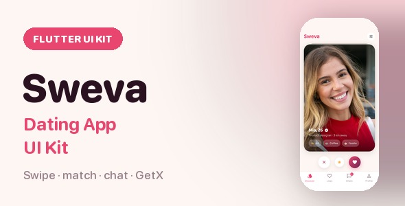 Sweva | Flutter Dating App UI Kit Sweva | Flutter Dating App UI Kit