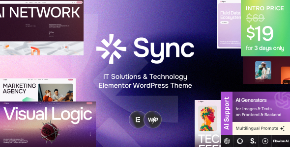 Sync - IT Solutions & Technology Elementor WordPress Theme Sync - IT Solutions & Technology Elementor WordPress Theme