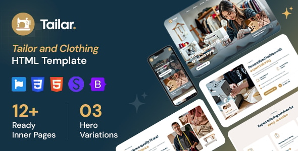 Tailar - Tailor & Clothing HTML Template Tailar - Tailor & Clothing HTML Template