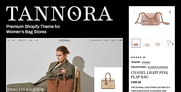 Tannora - Modern Luxury Bags & Fashion Shopify Theme Tannora - Modern Luxury Bags & Fashion Shopify Theme