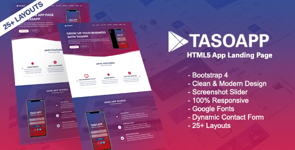 Tasoapp-App Landing Page Tasoapp-App Landing Page