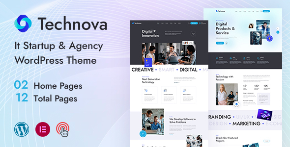 Technova - IT Startup & Agency WordPress Theme Technova - IT Startup & Agency WordPress Theme