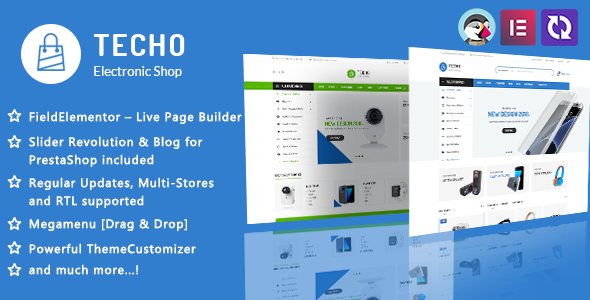 Techo - Electronics Elementor PrestaShop Theme Techo - Electronics Elementor PrestaShop Theme
