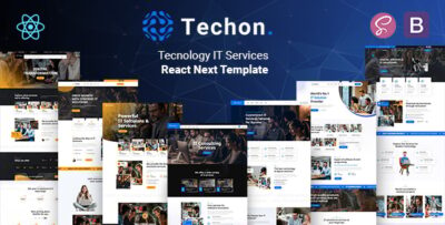 Techon - Technology IT Services React NextJs Template