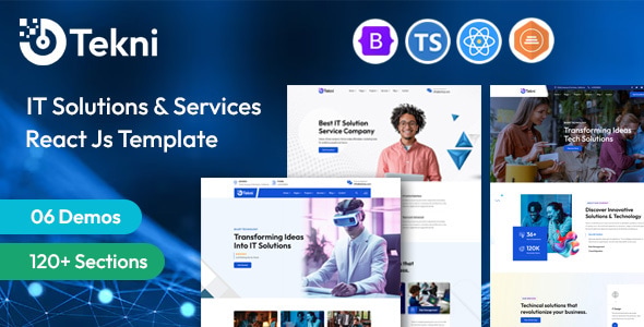Tekni - IT Solutions & Technology React JS Template Tekni - IT Solutions & Technology React JS Template