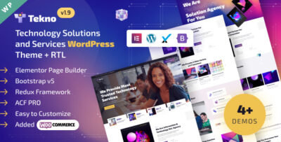 Tekno - Technology Services & IT Solutions WordPress Theme