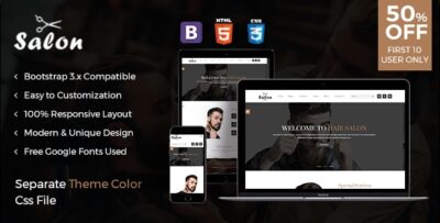 The Salon - Responsive html template