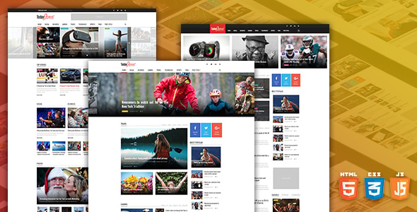 TodayExpress - News & Magazine HTML Template TodayExpress - News & Magazine HTML Template