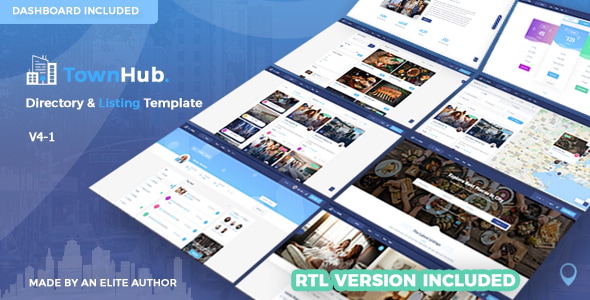 Townhub - Directory Listing Template Townhub - Directory Listing Template