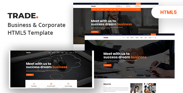 Trade - Multipurpose Business & Corporate HTML5 Template Trade - Multipurpose Business & Corporate HTML5 Template