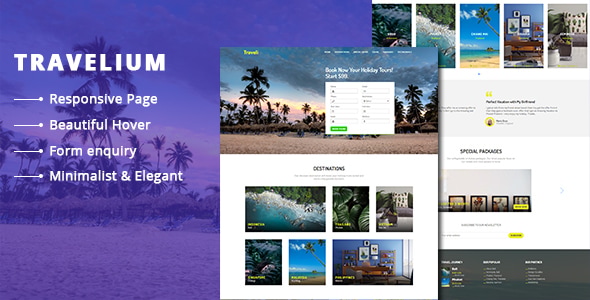 Travelium - Trip Asia Landing Page Travelium - Trip Asia Landing Page