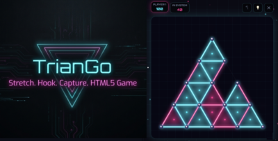 TrianGo | Triangle Strategy HTML5 Game (rubber band puzzle)
