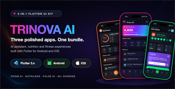 TriNova AI | Flutter UI Kit TriNova AI | Flutter UI Kit