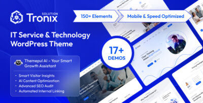Tronix - IT Service And Technology WordPress Theme