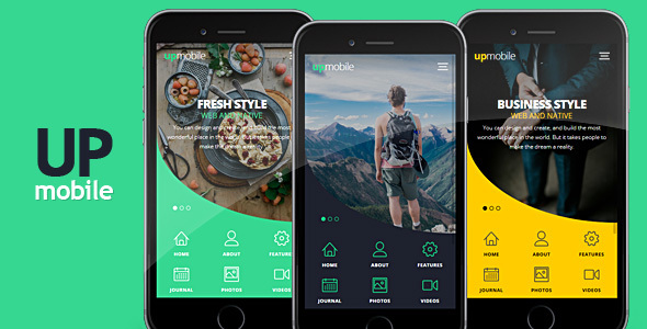 UpMobile HTML Mobile Template UpMobile HTML Mobile Template