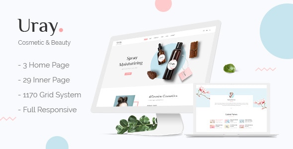 Uray - Cosmetic & Beauty Shop HTML5 Template Uray - Cosmetic & Beauty Shop HTML5 Template