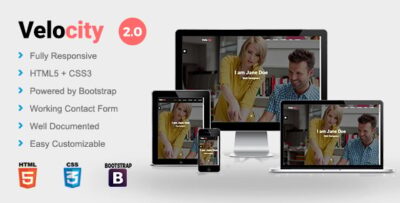 Velocity - Personal Portfolio Template