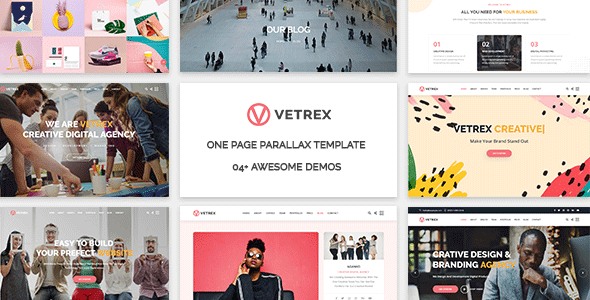 Vetrex - One Page Parallax Template Vetrex - One Page Parallax Template
