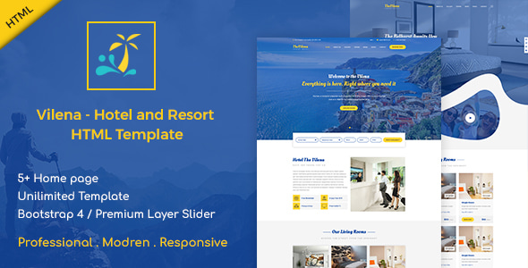Vilena - Hotel and Resort HTML Template Vilena - Hotel and Resort HTML Template