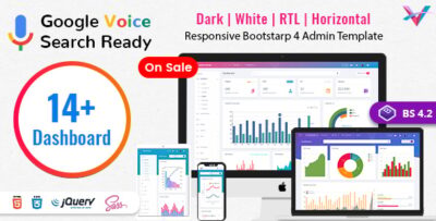 VoiceX - Bootstrap Admin Dashboard Template
