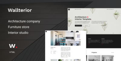 Wallterior - Architecture & Interior HTML Template