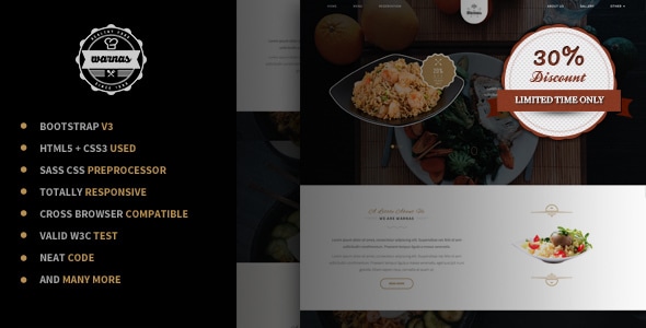 Warnas - Awesome Cafe & Restaurant Template Warnas - Awesome Cafe & Restaurant Template
