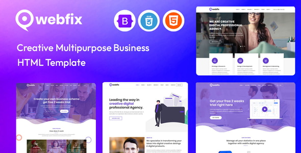 Webfix - Landing Page HTML Template Webfix - Landing Page HTML Template