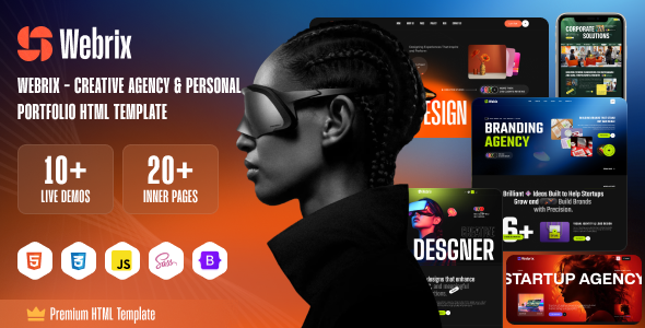 Webrix – Creative Agency & Personal Portfolio HTML Template Webrix – Creative Agency & Personal Portfolio HTML Template
