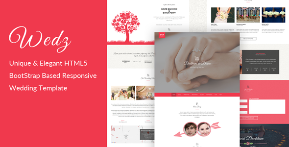 Wedz - Responsive HTML5 Wedding Template Wedz - Responsive HTML5 Wedding Template