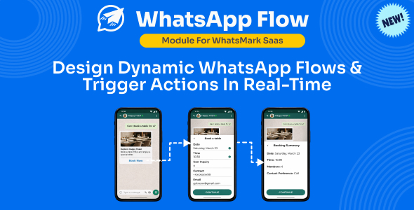 WhatsApp Flows Module for WhatsMarkSaaS WhatsApp Flows Module for WhatsMarkSaaS