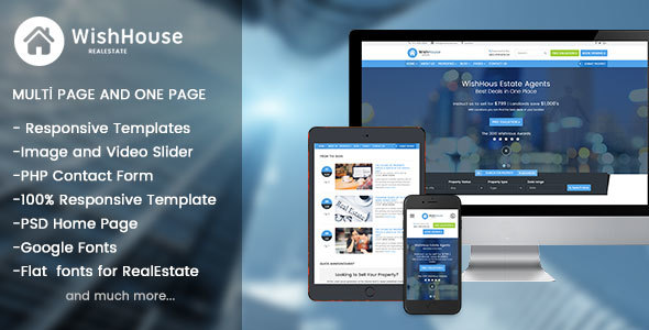 WishHouse - Real Estate HTML Template WishHouse - Real Estate HTML Template