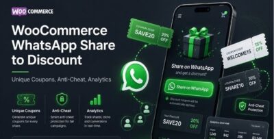 WooCommerce WhatsApp Share to Discount - Drive Referral Traffic & Sales