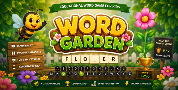 Word Garden | HTML5 Educational Game Word Garden | HTML5 Educational Game