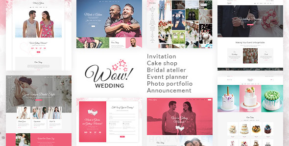WoWedding - Wedding Oriented HTML Website Template WoWedding - Wedding Oriented HTML Website Template