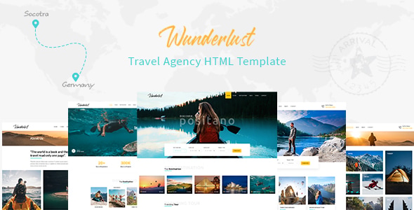 Wunderlust - Travel Tour HTML Template Wunderlust - Travel Tour HTML Template