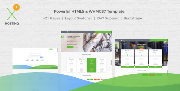X-DATA - WHMCS7 & HTML5 Powerful Web Hosting Template X-DATA - WHMCS7 & HTML5 Powerful Web Hosting Template