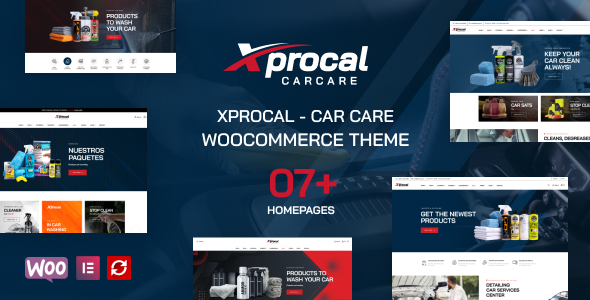 Xprocal - Car Care WooCommerce Theme Xprocal - Car Care WooCommerce Theme