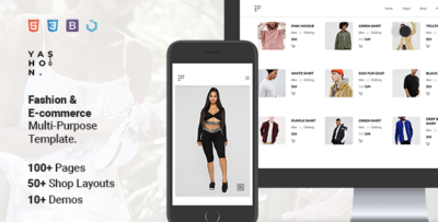 Yashon - Fashion & E-Commerce Multi-Purpose Template