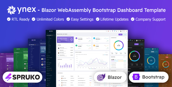 YNEX - Blazor WebAssembly Bootstrap Admin Dashboard Template YNEX - Blazor WebAssembly Bootstrap Admin Dashboard Template