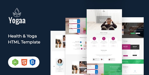 Yogaa - Health & Yoga Template Yogaa - Health & Yoga Template