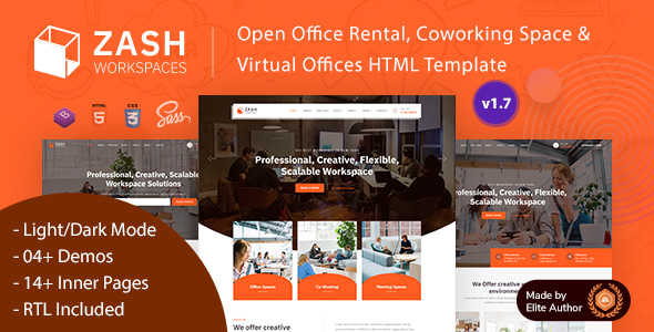 Zash - Office Rental & Coworking Space Bootstrap 5 Template Zash - Office Rental & Coworking Space Bootstrap 5 Template