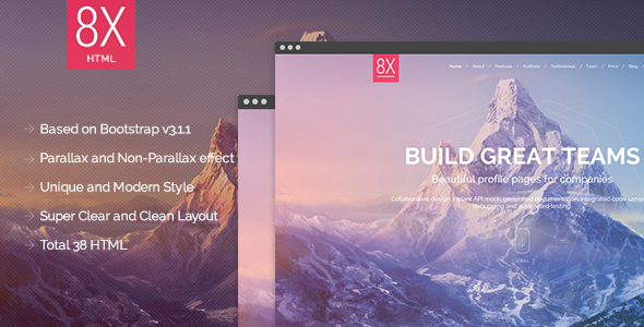 8X Supertheme - Multipurpose HTML Template 8X Supertheme - Multipurpose HTML Template
