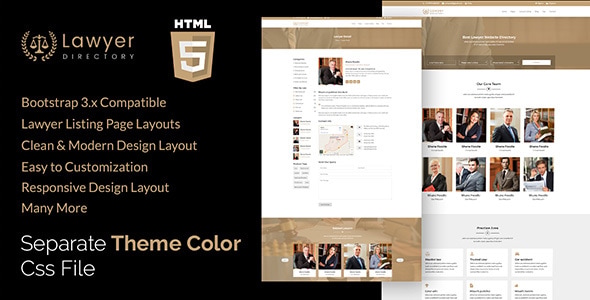 Aashi - Lawyers Listing and Law Firm HTML Template Aashi - Lawyers Listing and Law Firm HTML Template