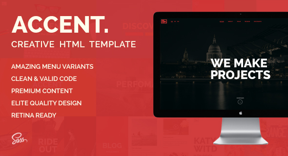 Accent — Creative Responsive OnePage Template Accent — Creative Responsive OnePage Template